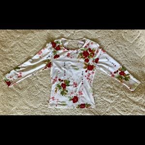 Open Back Lucky Rose